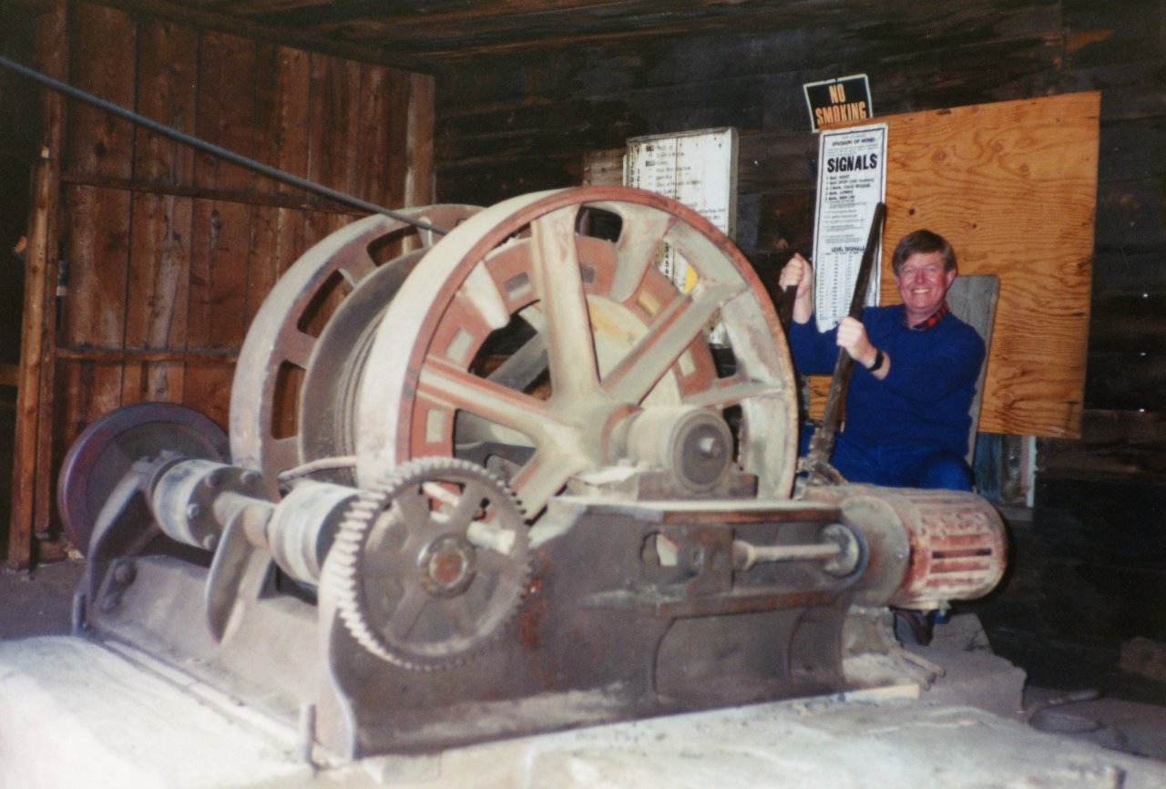 Adrian in old Leadville mine